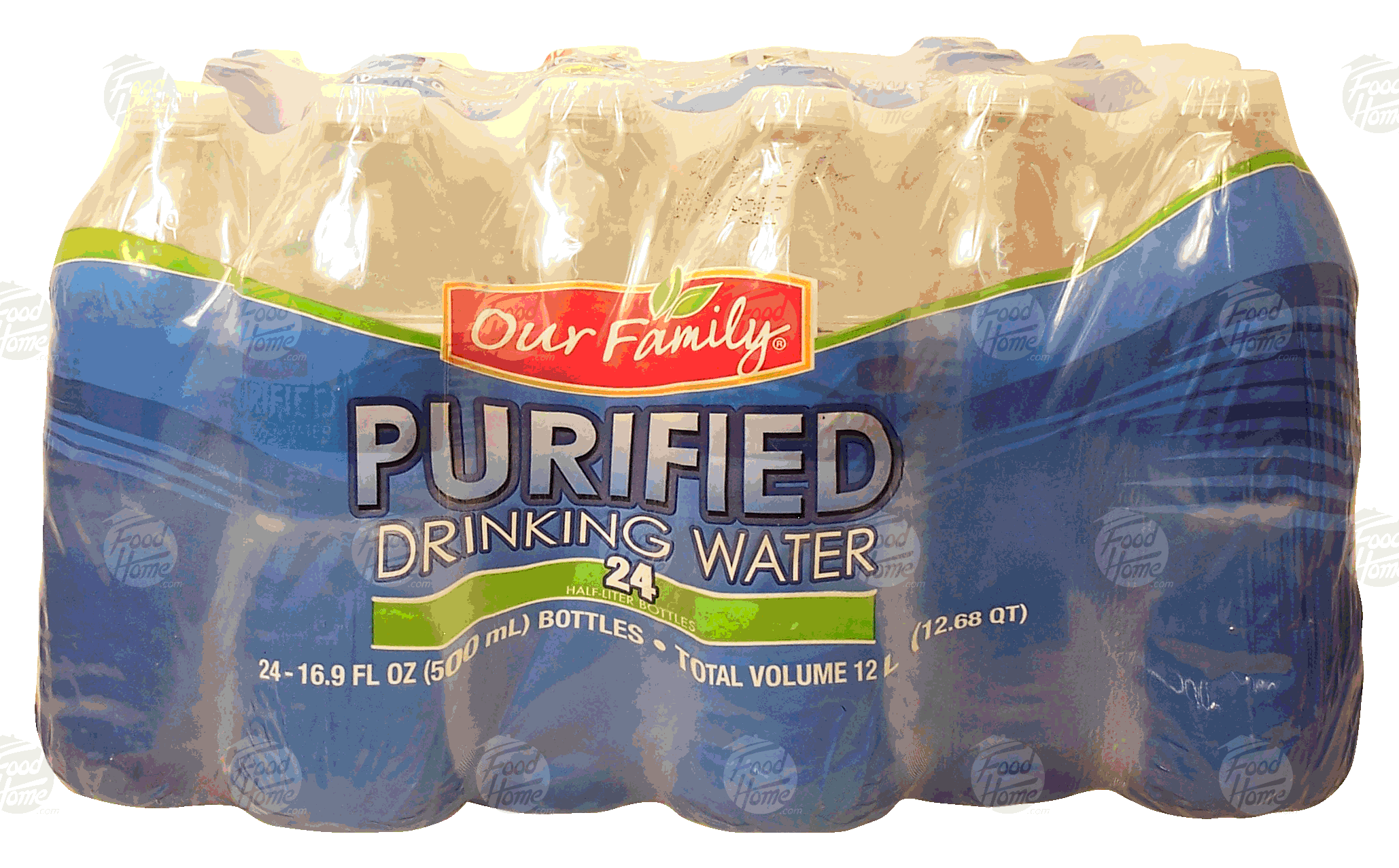 Our Family  purified drinking water, 1/2-liter plastic bottles Full-Size Picture